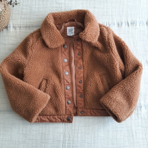 𝅺GAP Kids teddy bear jacket size XS - Picture 4 of 8